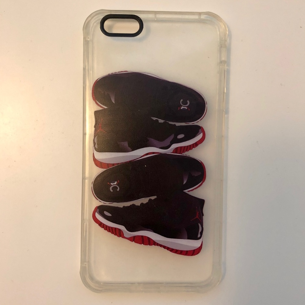 iPhone 6s Plus case with Jordan Bred 11 Decal